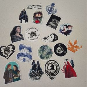 18 Waterproof Outlander TV Show Stickers